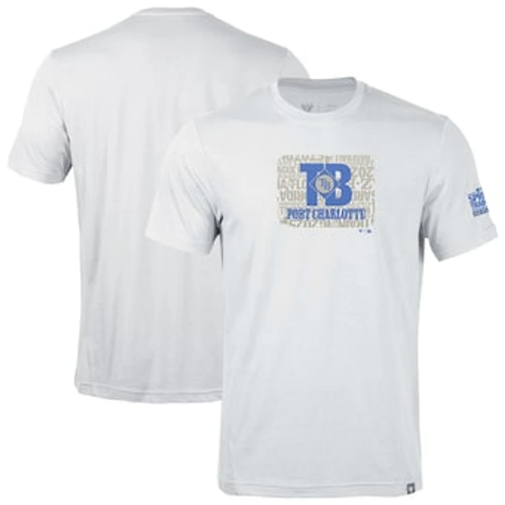 Men's Levelwear White Tampa Bay Rays 2025 Spring Training Thrive Tri-Blend T-Shirt