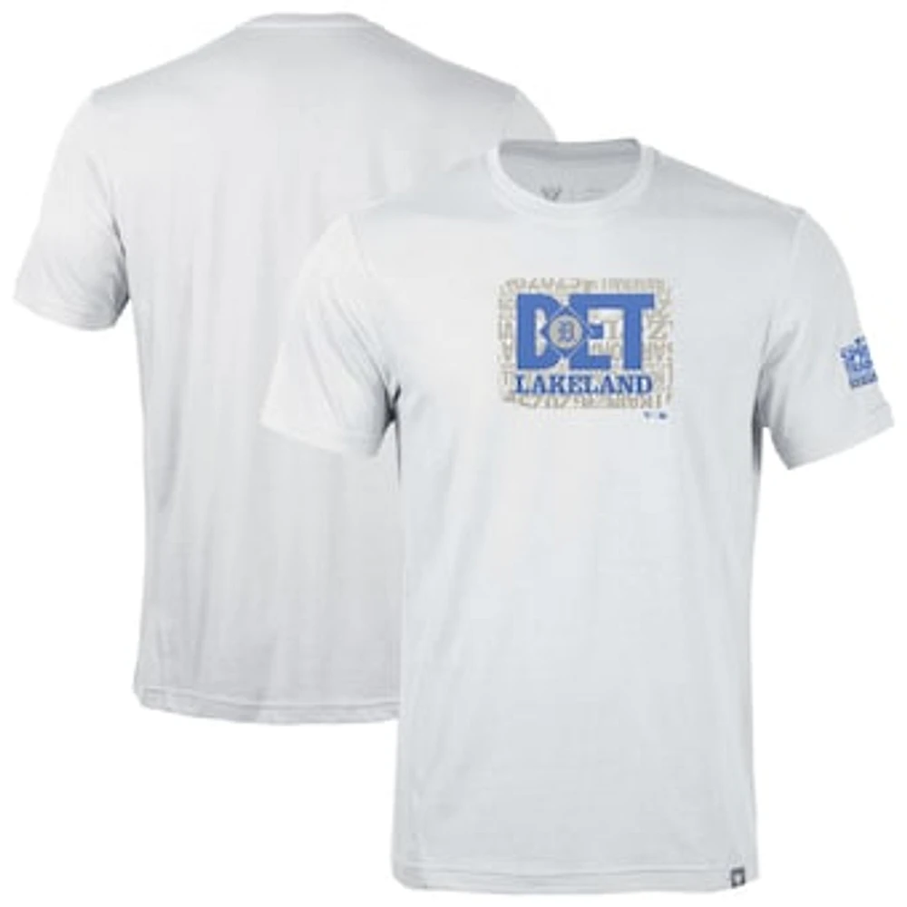 Men's Levelwear White Detroit Tigers 2025 Spring Training Thrive Tri-Blend T-Shirt