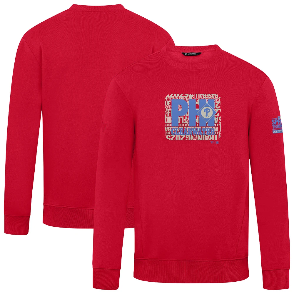 Men's Levelwear Philadelphia Phillies Zane Spring Training Pullover Sweatshirt