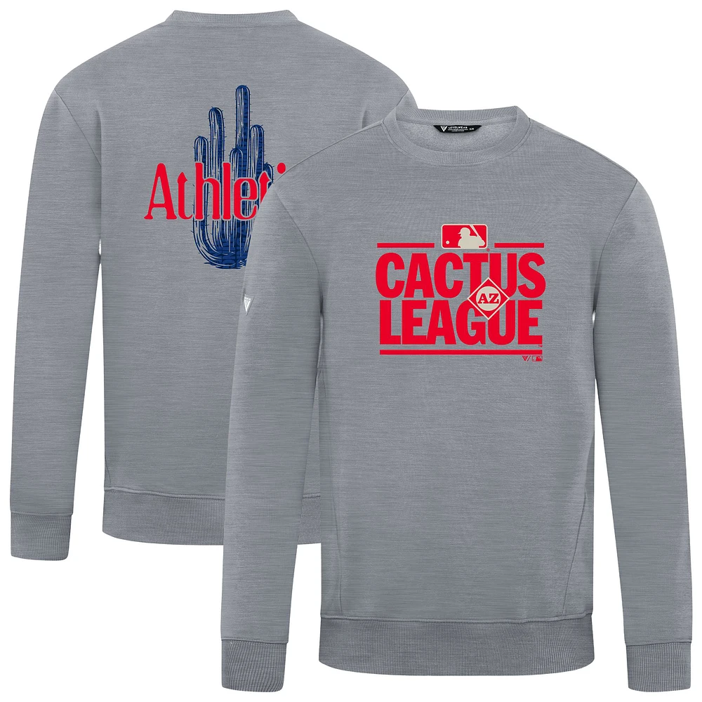 Men's Levelwear Gray Athletics 2025 Spring Training Zane Pullover Sweatshirt