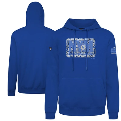 Men's Levelwear Royal New York Mets Podium Spring Training Pullover Hoodie