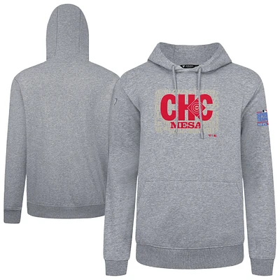 Men's Levelwear Gray Chicago Cubs Podium Spring Training Pullover Hoodie