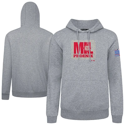 Men's Levelwear Gray Milwaukee Brewers Podium Spring Training Pullover Hoodie