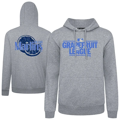 Men's Levelwear Miami Marlins 2025 Spring Training Podium Pullover Hoodie