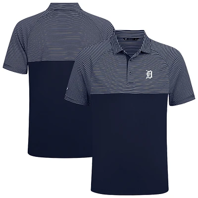 Men's Levelwear Navy Detroit Tigers Classic Stripes Insignia 2.0 Polo