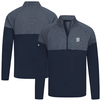 Men's Levelwear Navy Detroit Tigers Classic Stripes Insignia 2.0 Pullover