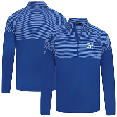 Men's Levelwear Royal Kansas City Royals Classic Stripes Insignia 2.0 Pullover