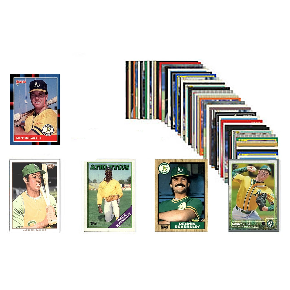 Oakland Athletics Trading Card 50-Count Set