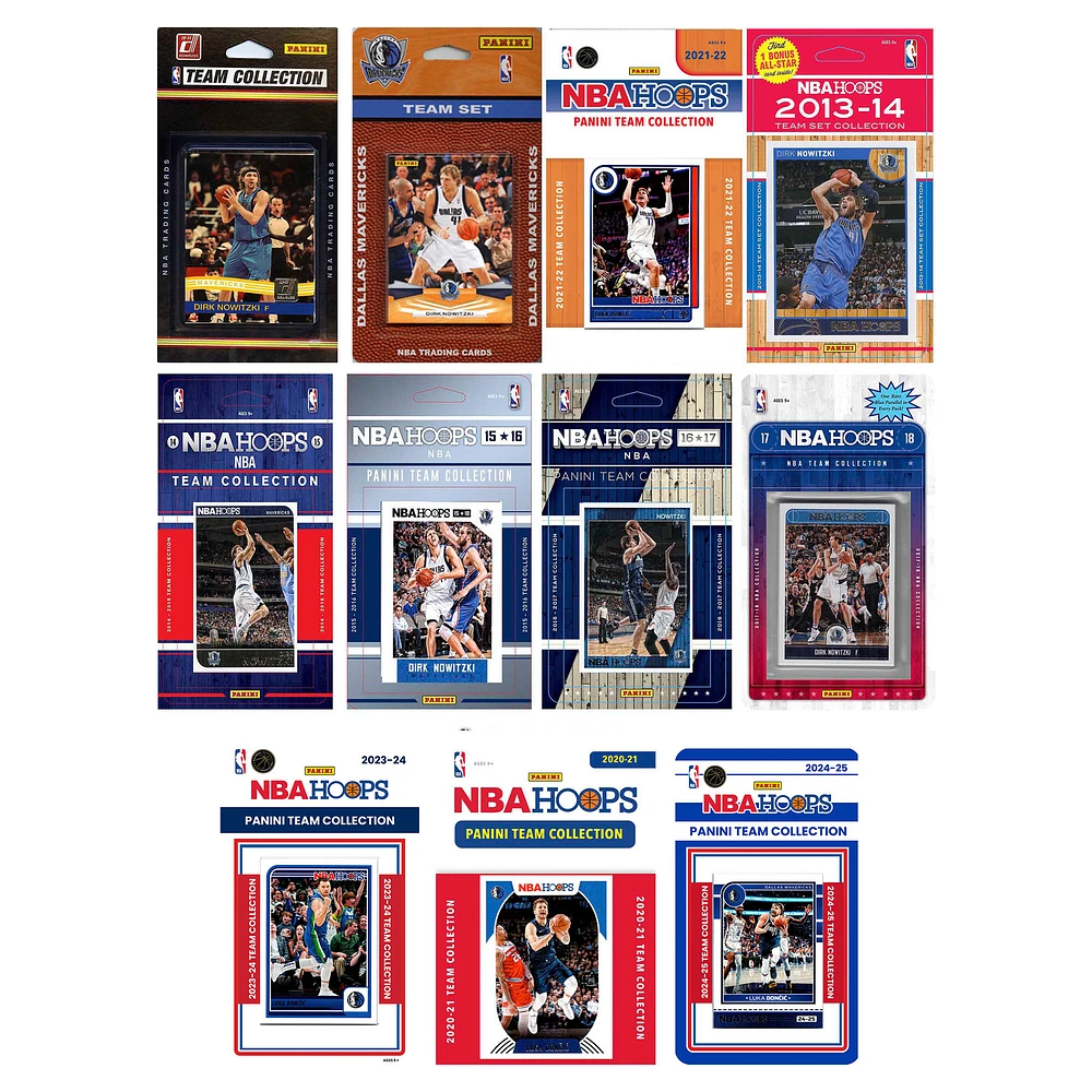 Dallas Mavericks Trading Card Team Sets