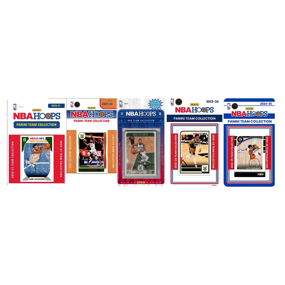 Milwaukee Bucks Trading Card Team Sets