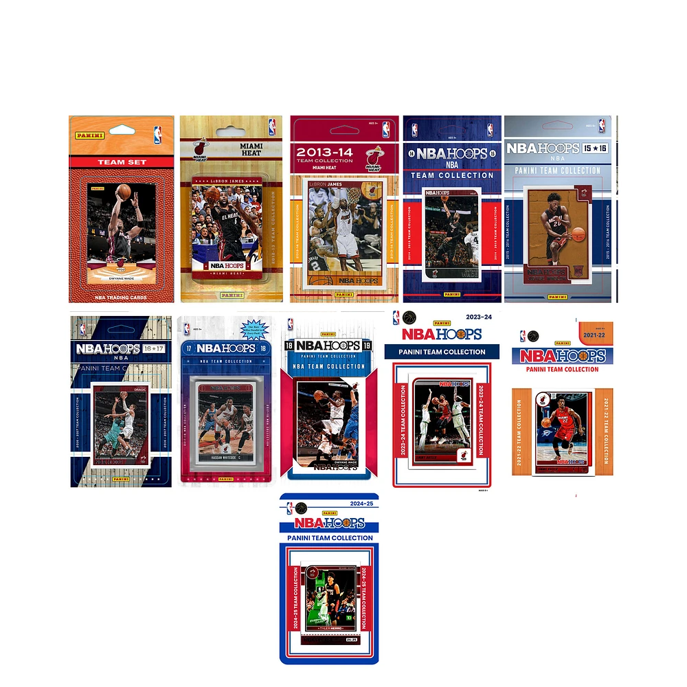 Miami Heat Trading Card Team Sets