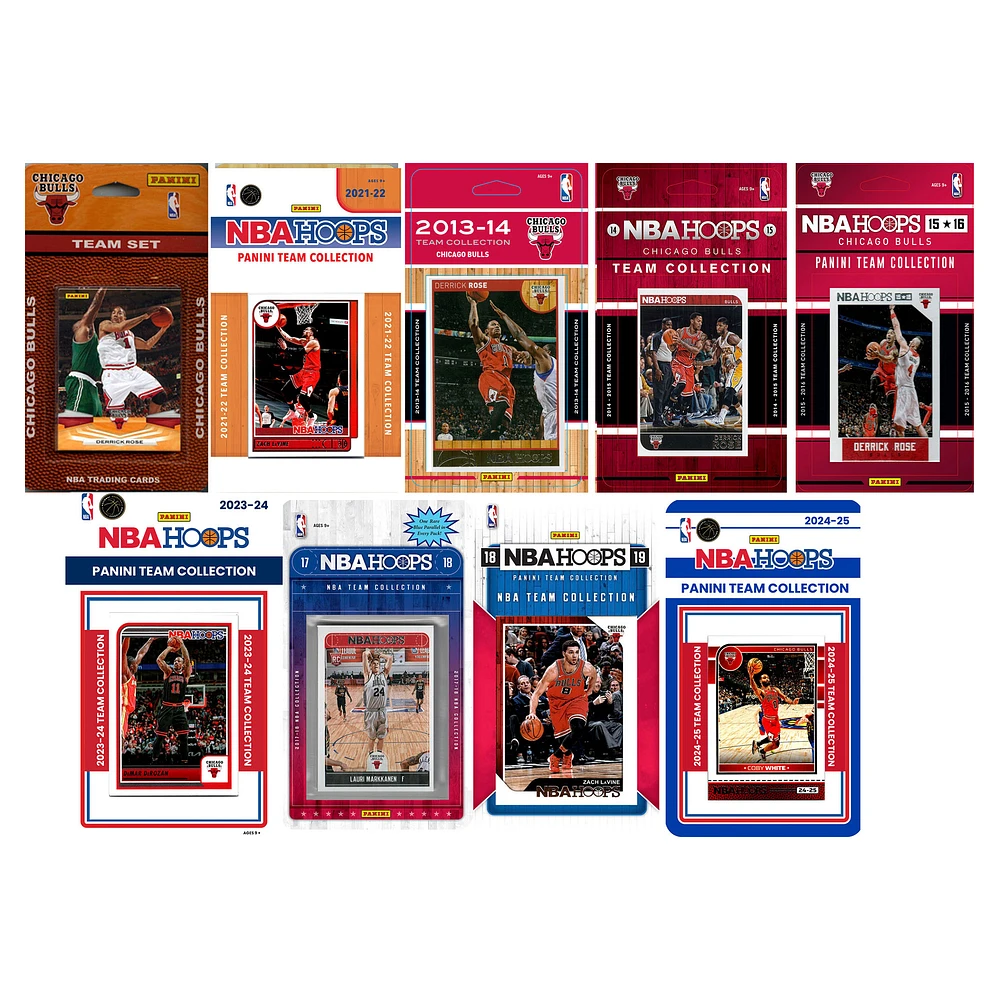 Chicago Bulls Trading Card Team Sets