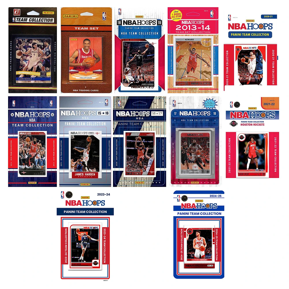 Houston Rockets Trading Card Team Sets