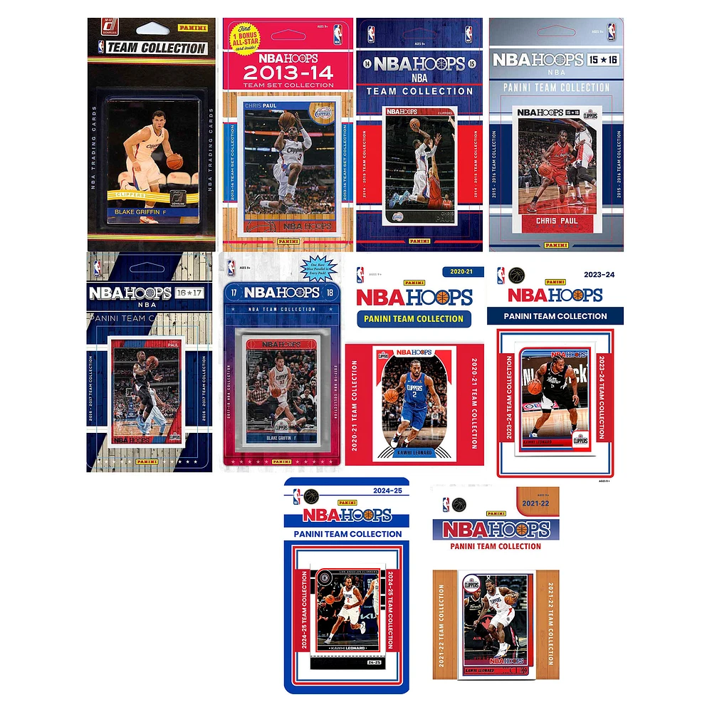 LA Clippers Trading Card Team Sets