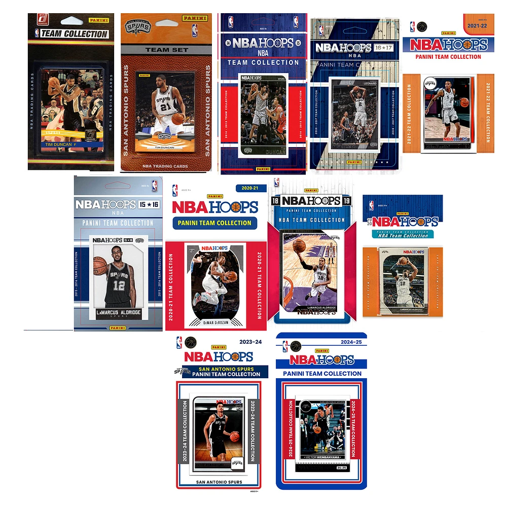 San Antonio Spurs Trading Card Team Sets