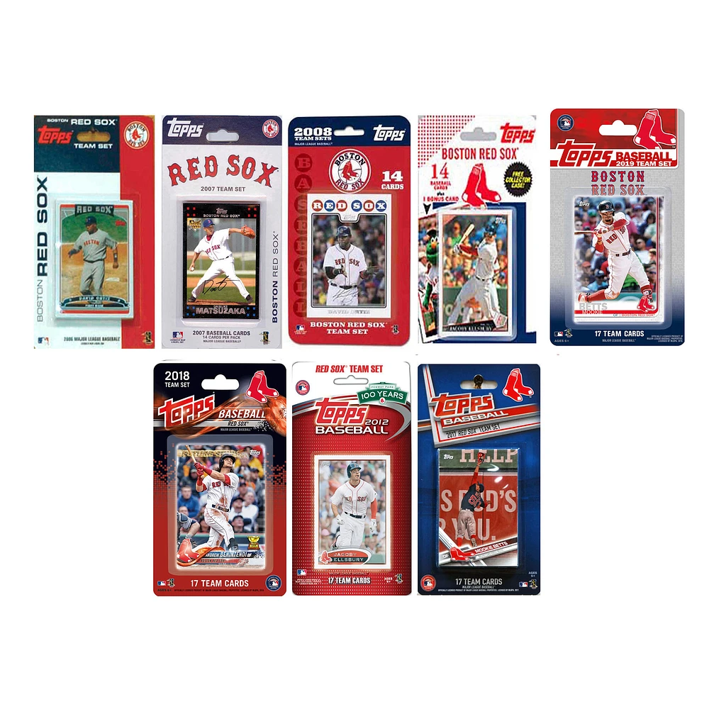 Boston Red Sox Trading Card Team Sets
