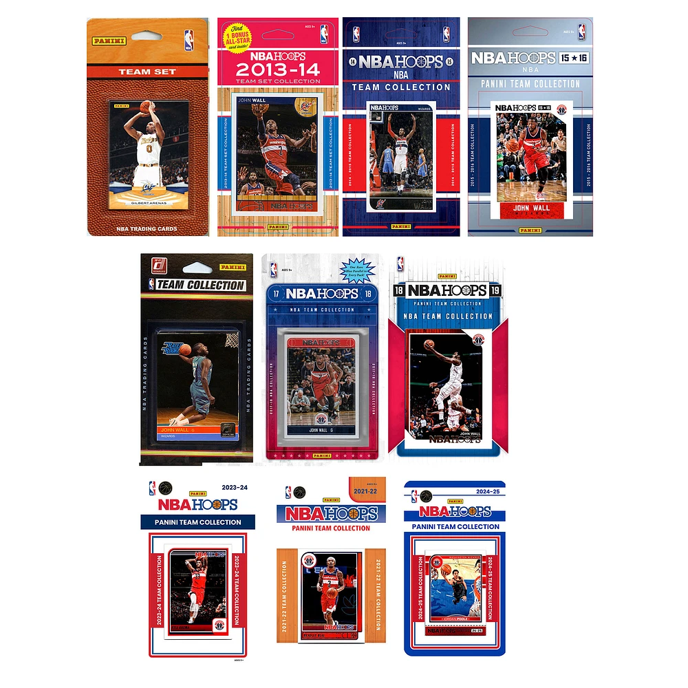 Washington Wizards Trading Card Team Sets