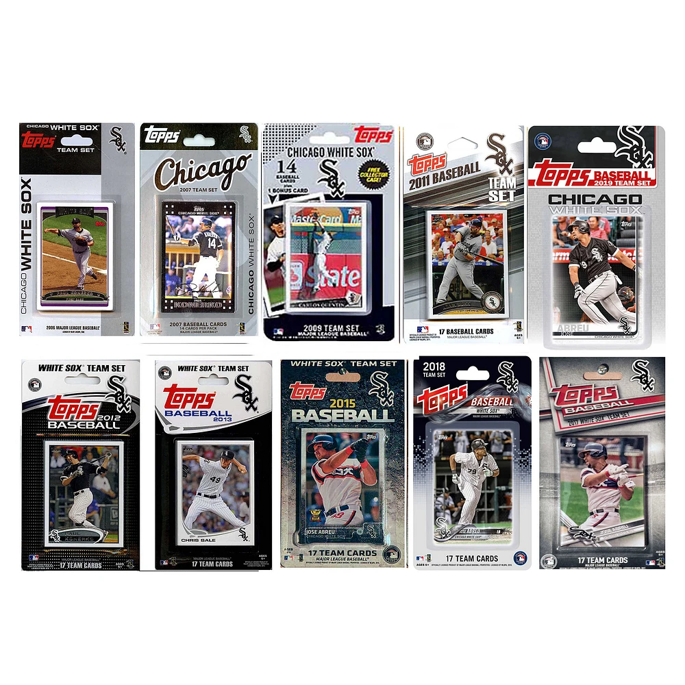 Chicago White Sox Trading Card Team Sets