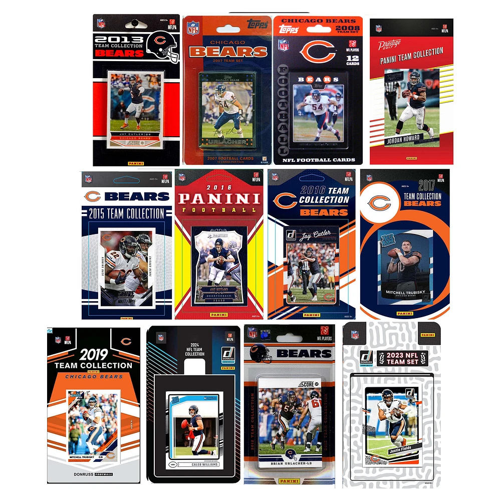 Chicago Bears Trading Card Team Sets