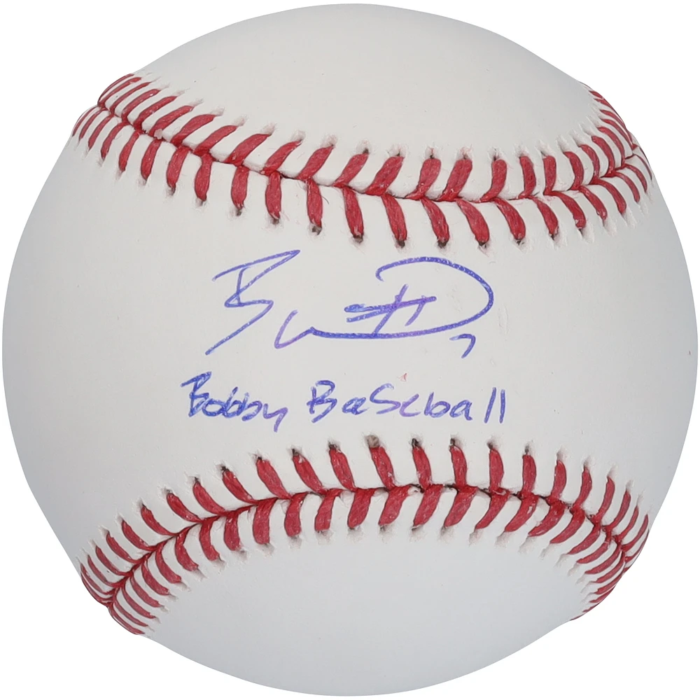 Bobby Witt Jr. Kansas City Royals Autographed Baseball with "Bobby Baseball" Inscription
