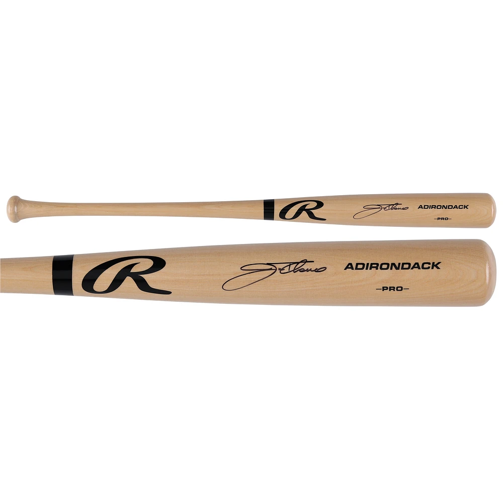 Jim Thome Cleveland Indians Autographed Blonde Rawlings Pro Bat
