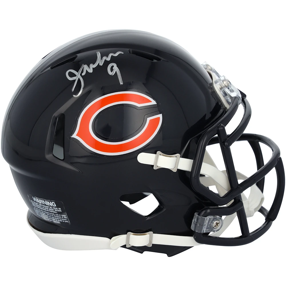 Jim McMahon Chicago Bears Autographed Riddell Speed Mini Helmet