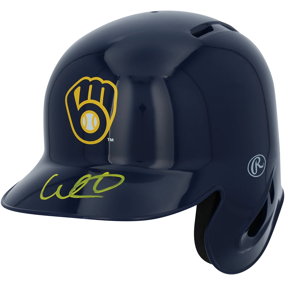 William Contreras Milwaukee Brewers Autographed Mini Batting Helmet