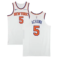Precious Achiuwa New York Knicks Game-Used #5 White Nike Jersey vs. Indiana Pacers on February 11, 2025 - Size 50+4