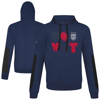 Men's Levelwear Navy USWNT Bombay Pullover Hoodie