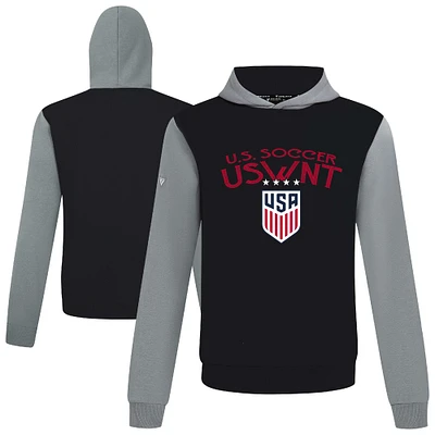 Men's Levelwear Black USWNT Ultimate Mission Pullover Hoodie