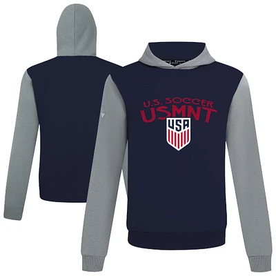 Men's Levelwear Navy USMNT Ultimate Mission Pullover Hoodie