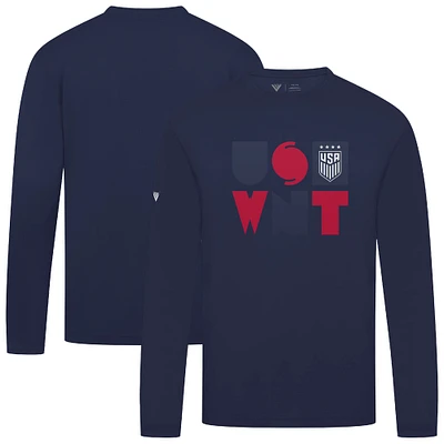 Men's Levelwear Navy USWNT Anthem Long Sleeve T-Shirt