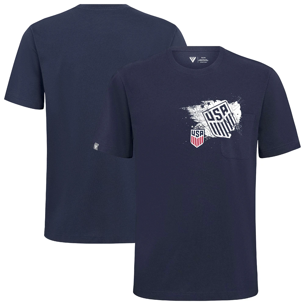 Men's Levelwear Navy USWNT Focal Blasted T-Shirt