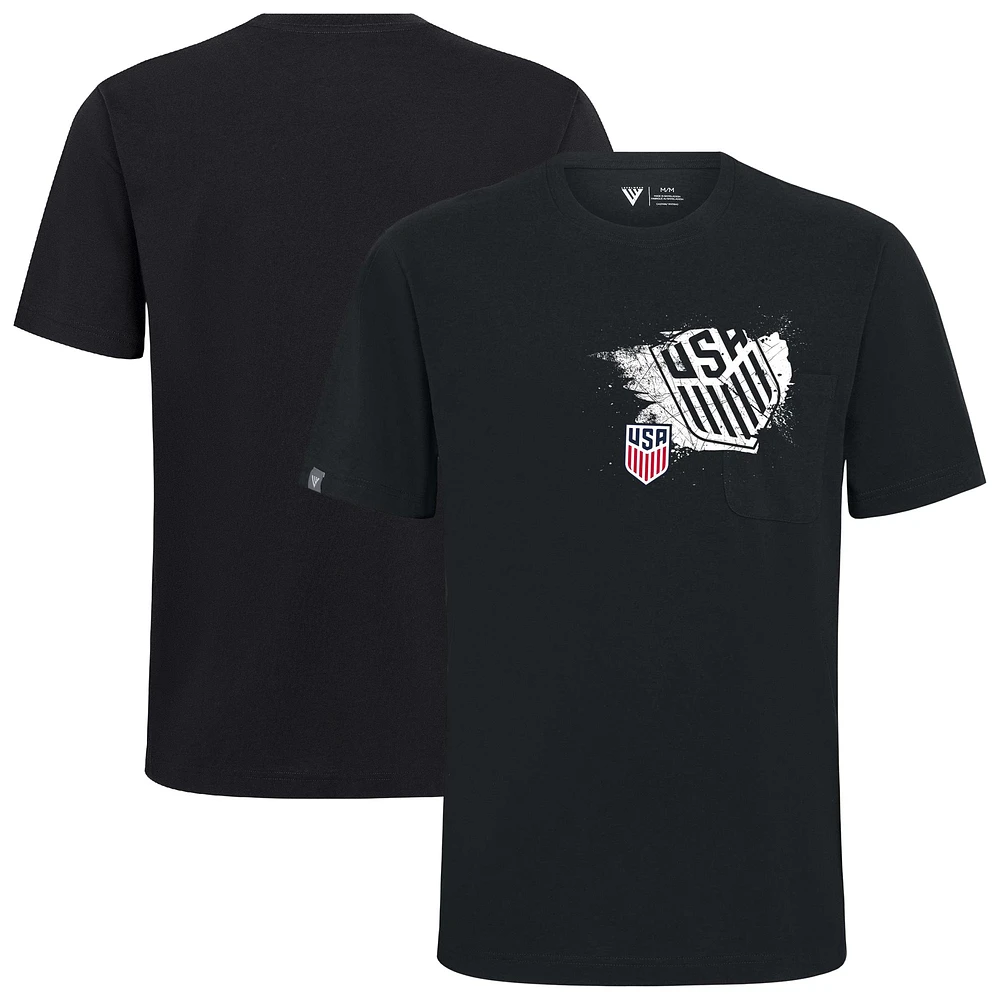 Men's Levelwear Black USMNT Focal Blasted T-Shirt
