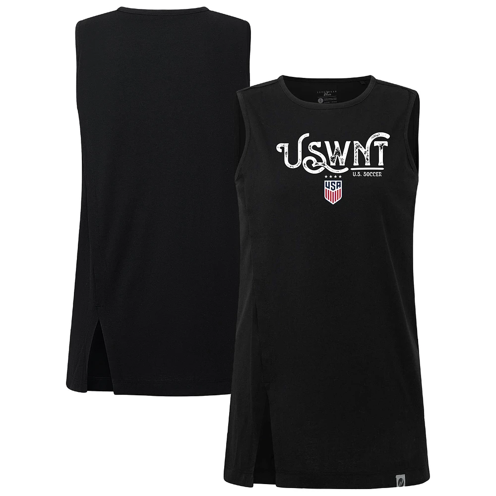 Women's Levelwear Black USWNT Influx Inked Tank Top