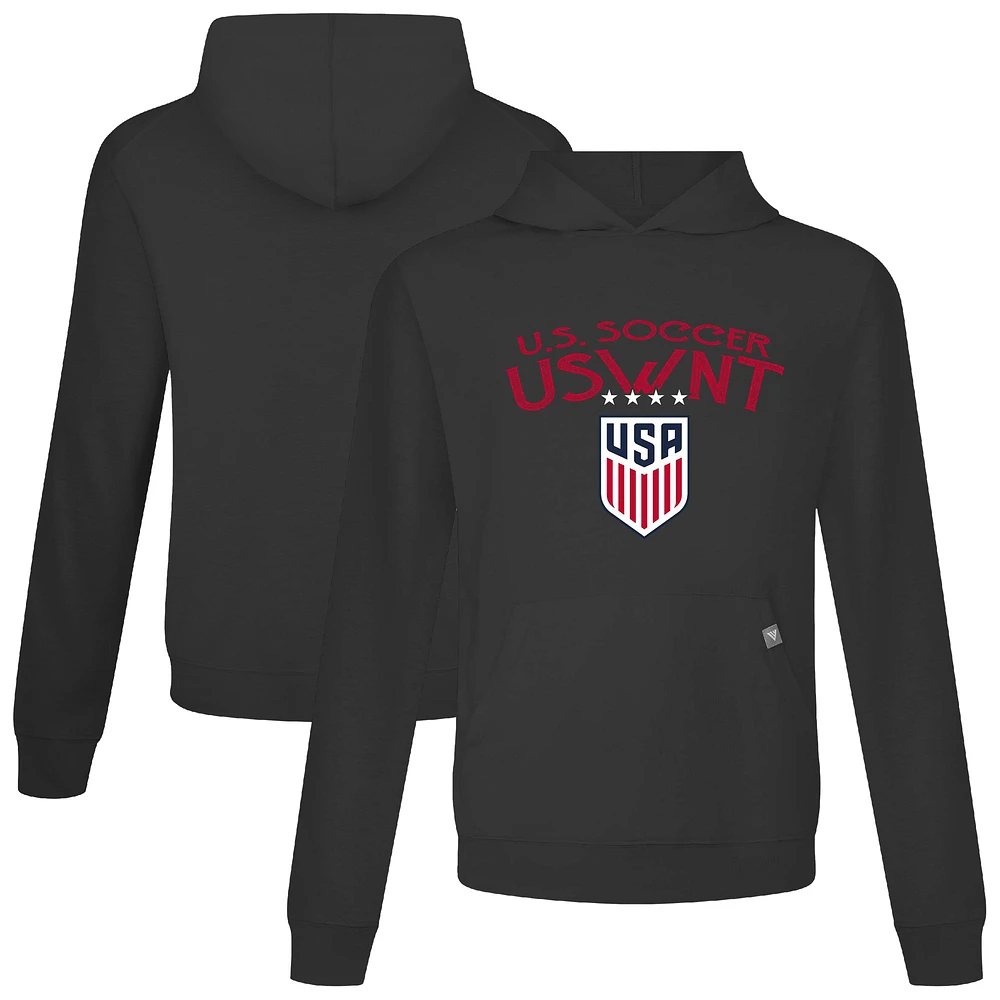 Men's Levelwear Black USWNT Relay Mission Pullover Hoodie