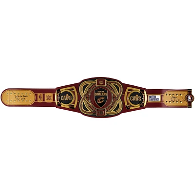 Evan Mobley Cleveland Cavaliers Autographed WWE Legacy Title Belt with Multiple Inscriptions