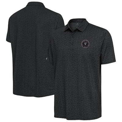 Men's Antigua Pewter Inter Miami CF Blooming Polo