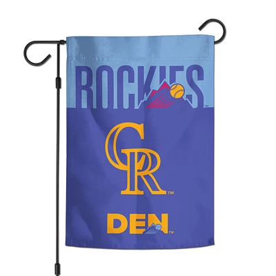 WinCraft Colorado Rockies 2025 City Connect 12" x 18" Double-Sided Garden Flag