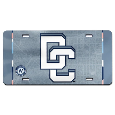 WinCraft Washington Nationals 2025 City Connect Laser Cut Metallic License Plate