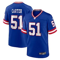 Men's Nike Abdul Carter Royal New York Giants First Round Pick 2nd Alternate Game Jersey