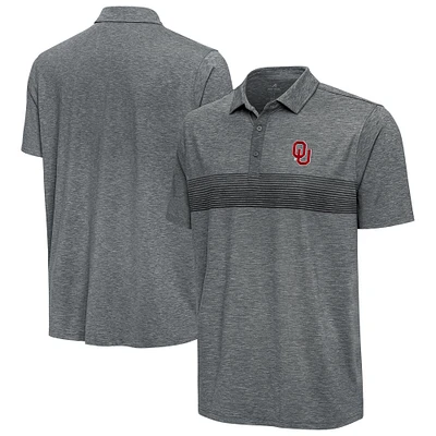 Men's Antigua Pewter Oklahoma Sooners Dashing Polo