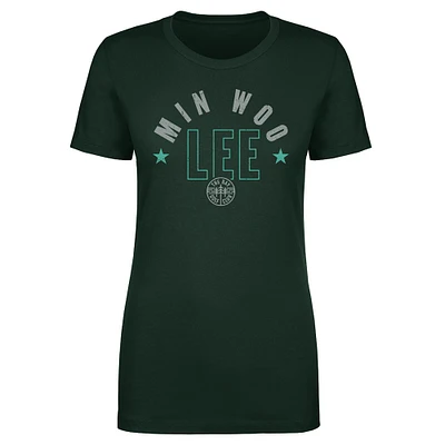 Women's 500 Level Min Woo Lee Forest Green TGL The Bay Golf Club Arc T-Shirt