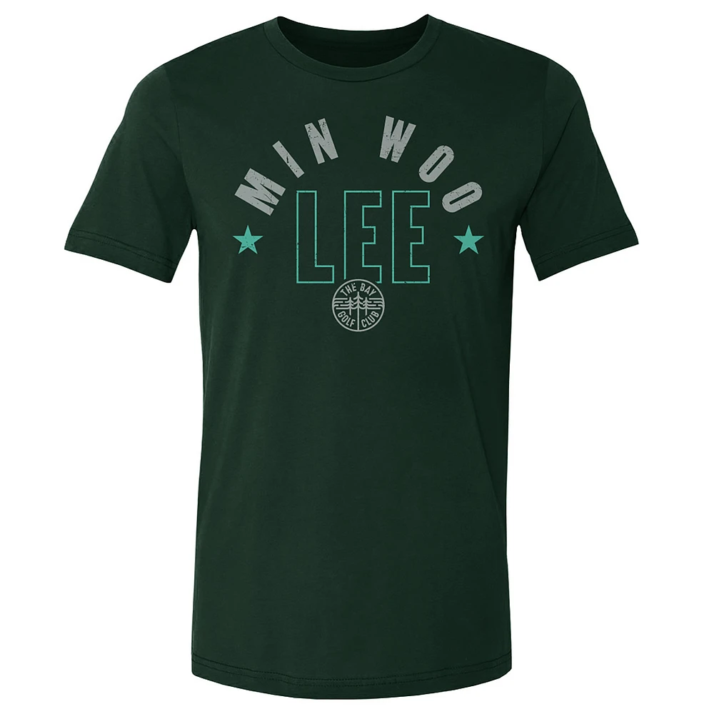 Men's 500 Level Min Woo Lee Forest Green TGL The Bay Golf Club Arc T-Shirt