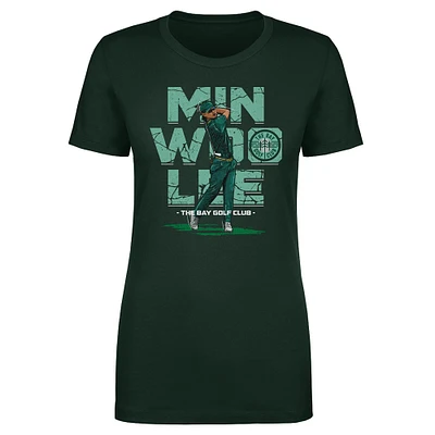 Women's 500 Level Min Woo Lee Forest Green TGL The Bay Golf Club T-Shirt