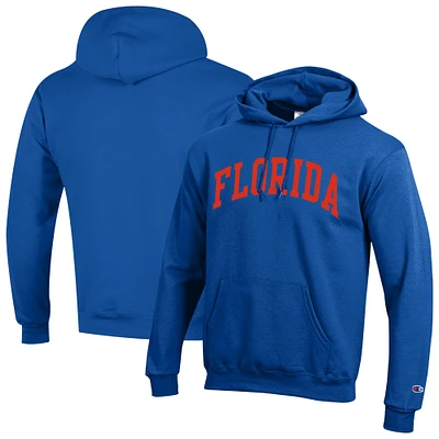 Men's Champion Royal Florida Gators Basic Arch Fleece Pullover Hoodie