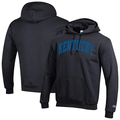 Men's Champion Black Kentucky Wildcats Basic Arch Fleece Pullover Hoodie