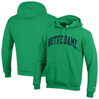 Men's Champion Notre Dame Fighting Irish Basic Arch Fleece Pullover Hoodie