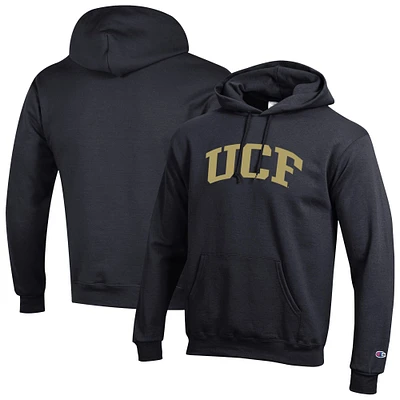 Men's Champion Black UCF Knights Basic Arch Fleece Pullover Hoodie