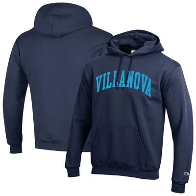 Men's Champion Navy Villanova Wildcats Basic Arch Fleece Pullover Hoodie